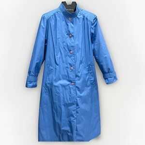 Vintage Fleet Street Women's
Detachable Quilted Lined Long Coat
Jacket Size 16